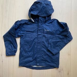 Marmot Boys Navy Precip Jacket Size XS